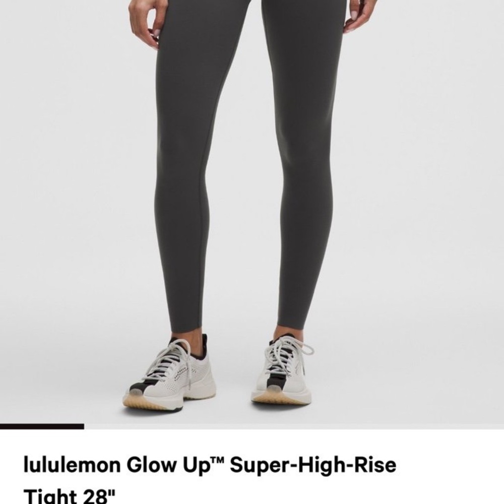 lululemon athletica Glow Up Super-High-Rise Gray Tights